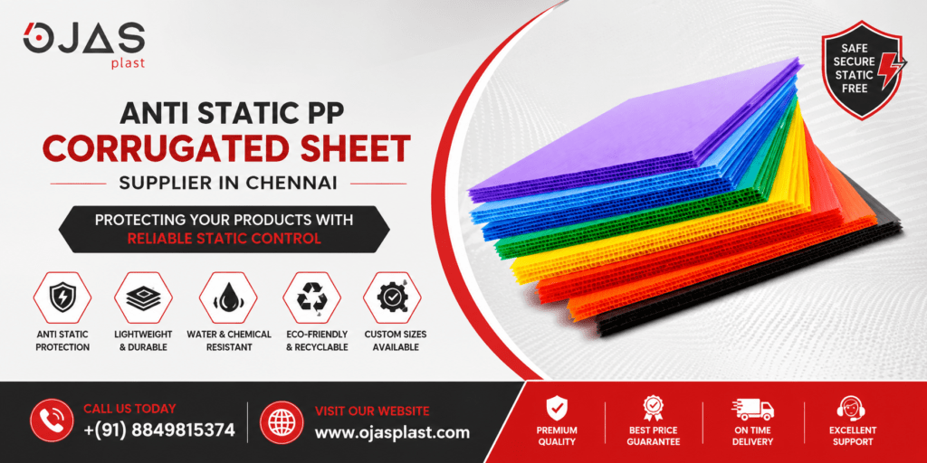 Anti Static PP Corrugated Sheet Supplier in Chennai