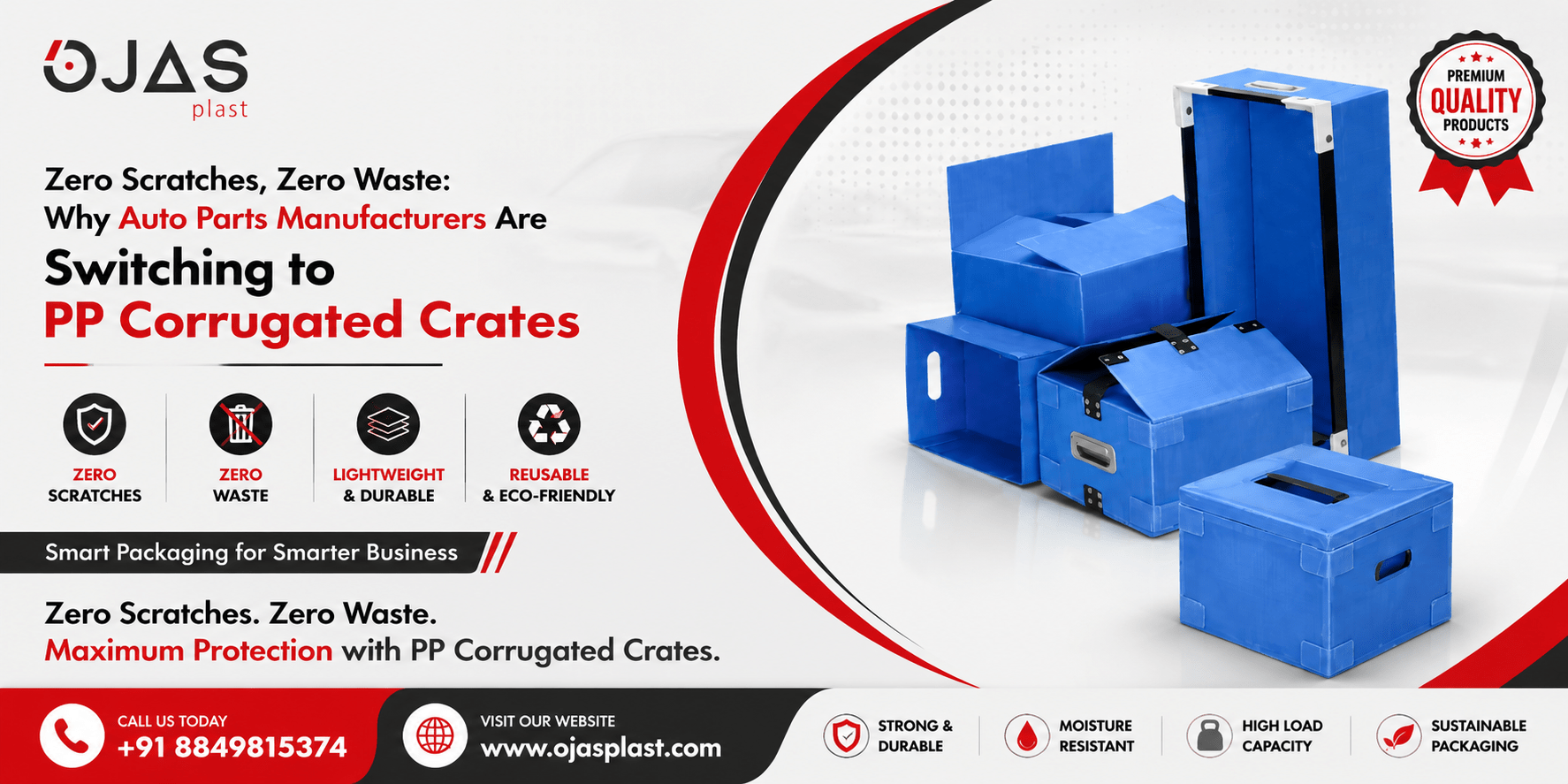 Zero Scratches, Zero Waste: Why Auto Parts Manufacturers Are Switching to PP Corrugated Crates